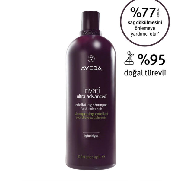 invati ultra advanced dökülme karşıtı şampuan: hafif doku 1000ml