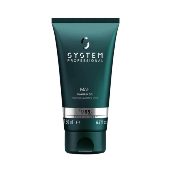 SYSTEM-PROFESSİONAL- MAN M65 MAXIMUM GEL-ŞEKİLLENDİRME JELİ 24 SAAT PARLAKLIK 150 ML/5F5E6E6