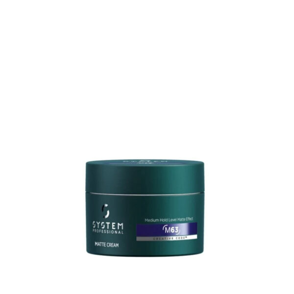 VTS System Professional Men's Hair Non-Hardening Matte Cream Wax 80ml